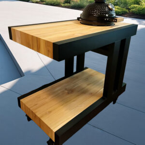 Mobiele Aluminium Kamado Tafel