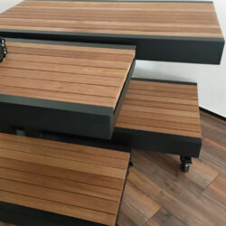 Large en Small Aluminium Kamado Tafel